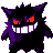 Imagen de Gengar en Pokémon Cristal