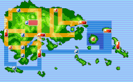 Localización de la ruta 112 en Hoenn