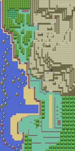 Mapa de la ruta 115