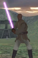 Mace Windu en el Star Wars: Battlefront II.