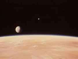Vista espacial de Tatooine
