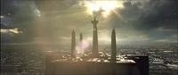 Templo Jedi en Coruscant.