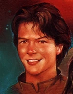 Jacen Solo durante su entrenamiento en Yavin 4.