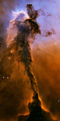 Stellar spire of the Eagle Nebula (NASA).