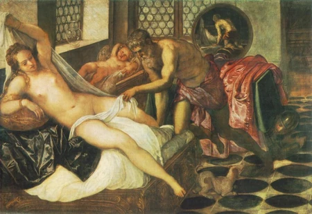 Vulcano surpreende Vênus e Marte, de Jacopo Comin "Tintoretto" (1551)