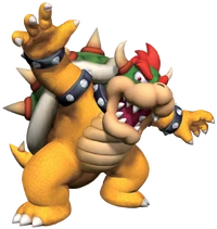 Bowser, the evil king of the Koopas