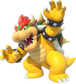 Bowser, the evil King of the Koopa's.