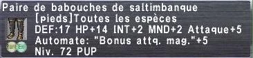Paire de babouches de saltimbanque