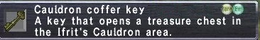 Cauldron Coffer Key