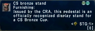 CS Bronze Stand