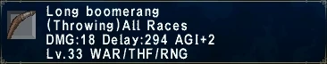 Long Boomerang