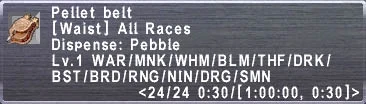 Pellet Belt