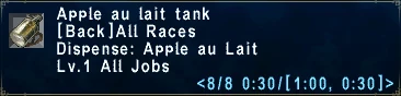 Apple au lait tank