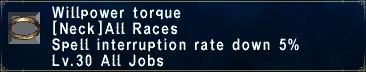 Willpower Torque