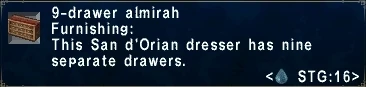 9-Drawer Almirah
