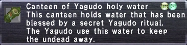 Yagudo Holy Water