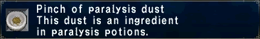 Paralysis Dust