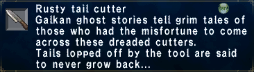 Rusty tail cutter