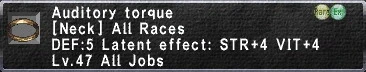 Auditory Torque