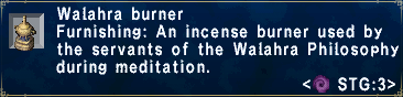 Walahra Burner