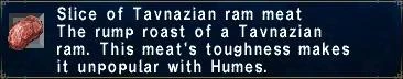Tavnazian Ram Meat