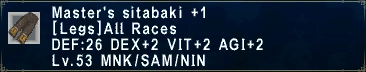 Master's Sitabaki +1