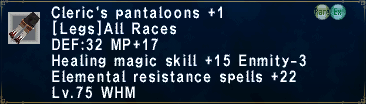 Cleric's Pantaloons +1