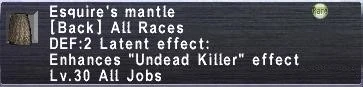 Esquire's Mantle