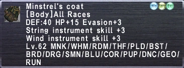 Minstrel's Coat