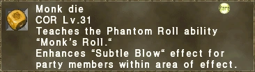 Monk's Die