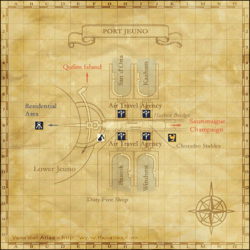Port Jeuno Locations