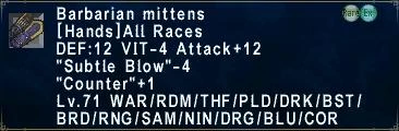 Barbarian Mittens