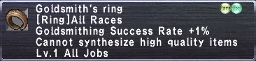 Goldsmith's Ring