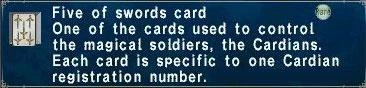 Five of Swords Card