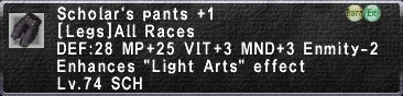Scholar's Pants +1