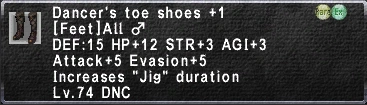 Dancer's toe shoes +1