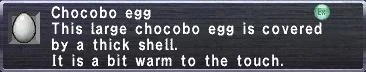 Chocobo Egg (Bit Warm)