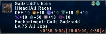 Gadzradd's Helm