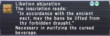 Libation Abjuration