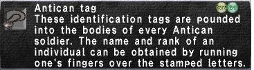 Antican Tag
