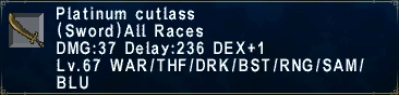 Platinum Cutlass