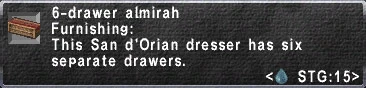 6-Drawer Almirah