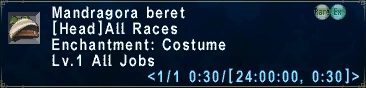 Mandragora Beret