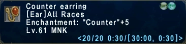 Counter Earring