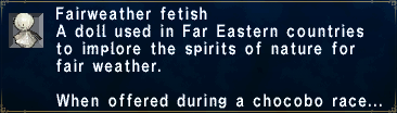 Fairweather fetish