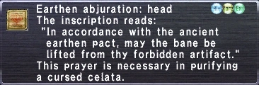 Earthen Abjuration: Head