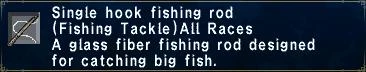 Single Hook Fishing Rod