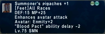Summoner's Pigaches +1