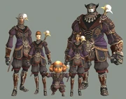 The five races wearing Marduk jubbahs