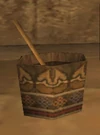 A Water Cask in a Mog House.